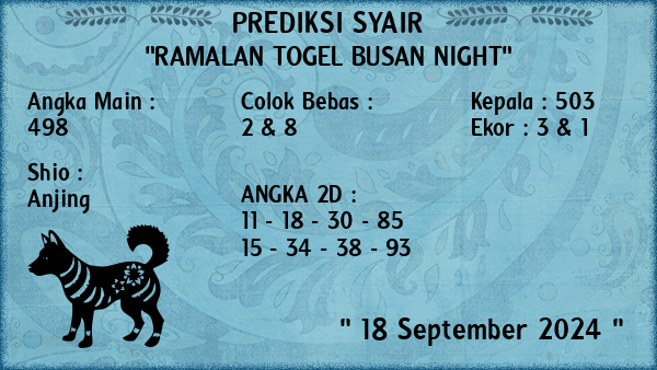 Prediksi Busan Night