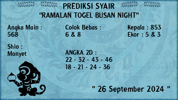 Prediksi Busan Night