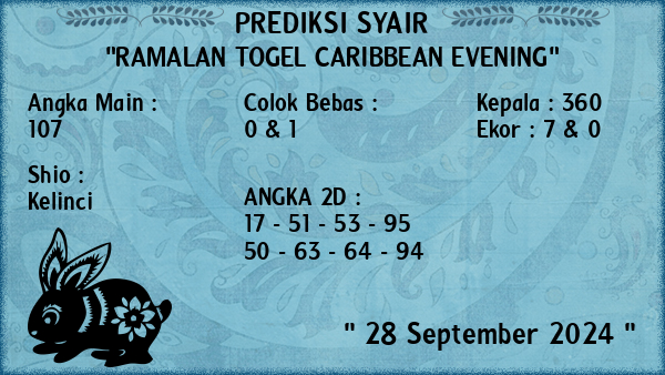 Prediksi Caribbean Evening