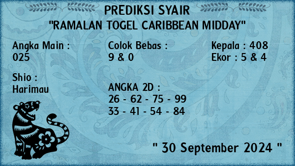 Prediksi Caribbean Midday