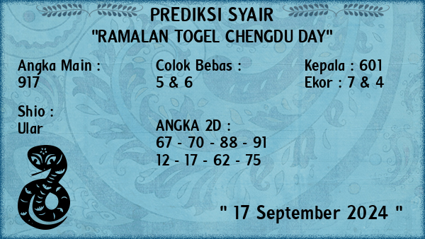 Prediksi Chengdu Day