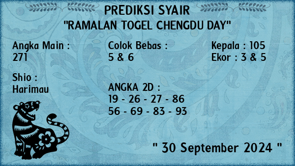 Prediksi Chengdu Day