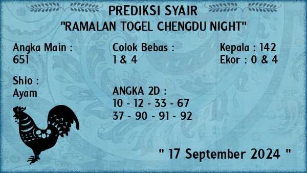 Prediksi Chengdu Night