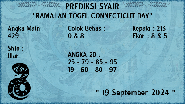 Prediksi Connecticut Day