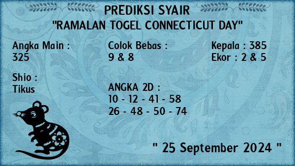 Prediksi Connecticut Day