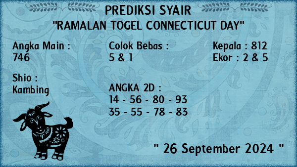 Prediksi Connecticut Day