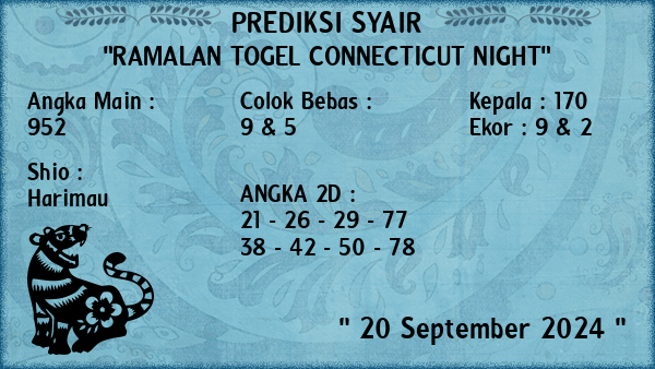 Prediksi Connecticut Night