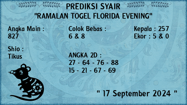 Prediksi Florida Evening