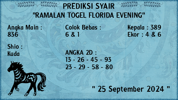 Prediksi Florida Evening