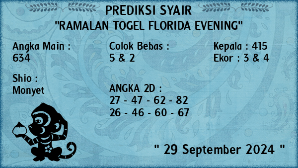 Prediksi Florida Evening