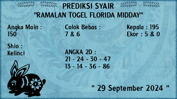 Prediksi Florida Midday