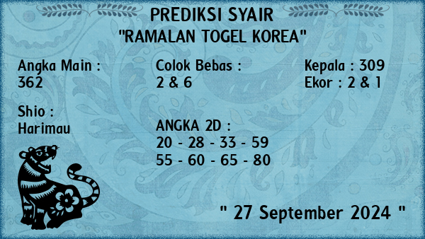 Prediksi Korea