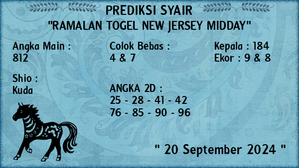 Prediksi New Jersey Midday