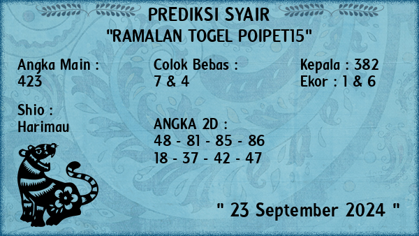 Prediksi Poipet15