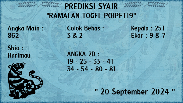 Prediksi Poipet19