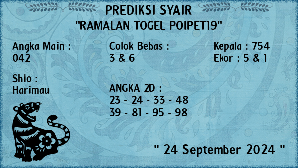 Prediksi Poipet19