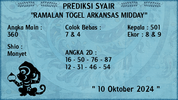 Prediksi Arkansas Midday