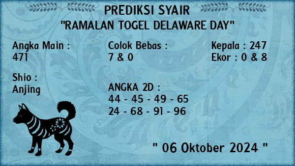 Prediksi Delaware Day