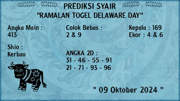 Prediksi Delaware Day