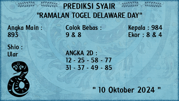 Prediksi Delaware Day