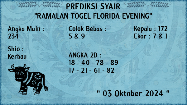 Prediksi Florida Evening