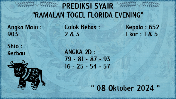 Prediksi Florida Evening