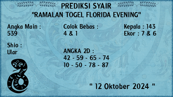 Prediksi Florida Evening