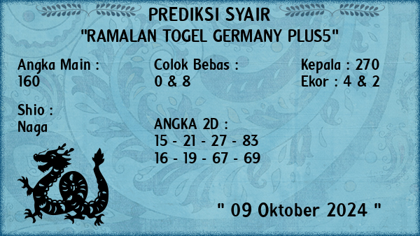 Prediksi Germany Plus5