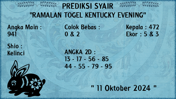 Prediksi Kentucky Evening