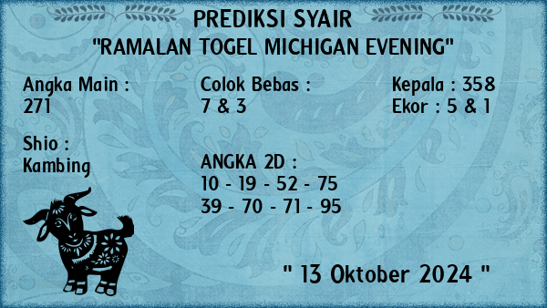 Prediksi Michigan Evening