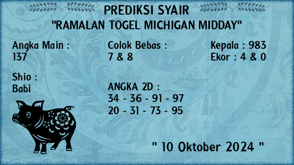 Prediksi Michigan Midday