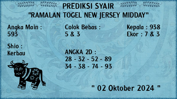 Prediksi New Jersey Midday