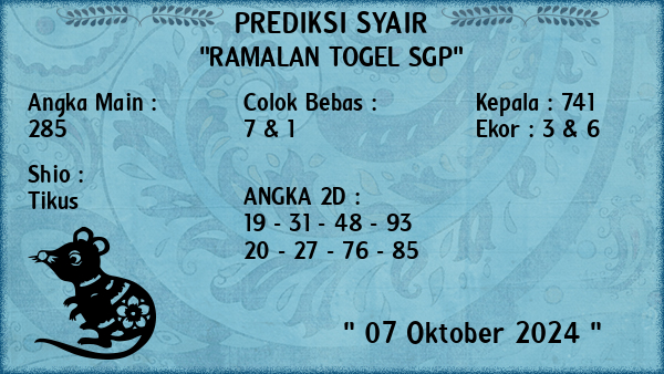 Prediksi SGP