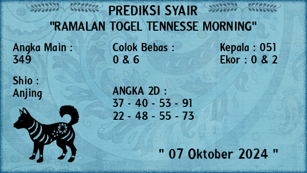 Prediksi Tennesse Morning