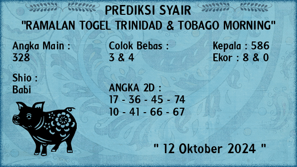 Prediksi Trinidad & Tobago Morning