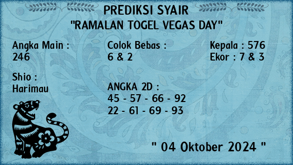 Prediksi Vegas Day