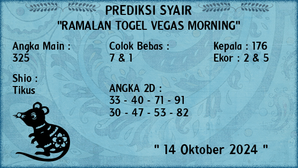 Prediksi Vegas Morning